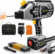 „SOARFLY“ rankinis suvirinimo aparatas, 120 A, 110 V elektrodinis suvirinimo aparatas su LED ekranu, nešiojamas MMA inverterinis suvirinimo aparatas, reguliuojamas 20–120 A, skirtas 1,6–3,2 mm elektrodams