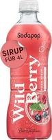 „Sodapop“ laukinių uogų sirupas, „Bar Edition“, su sumažintu cukraus kiekiu, mažai kalorijų, 500 ml | Pakanka iki 4 litrų paruoštų gėrimų, puikiai tinka kokteiliams ir ilgiesiems gėrimams ruošti