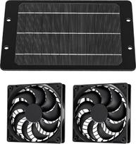 „Solarventilator“ | Vandeniui atsparus, belaidis, tylus ištraukiamasis ventiliatorius, skirtas vištidėms ir sandėliams | Ištraukiamasis ventiliatorius, skirtas naudoti lauke, kieme, vištidėje, šunų būdoje, kemperyje, palėpėje, sandėlyje,