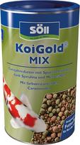 „Söll KoiGold Mix“, 355 g, karpių „koi“ pašaras granulių pavidalu (2–5 mm), visapusiškas visų karpių „koi“ maitinimas, su spirulina ir jūros dumbliais, nesukeliantis vandens drumstumo