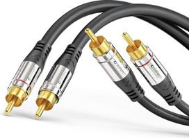 „Sonero“ S-AC700-030 „Premium“ RCA garso kabelis, 2 x RCA kištukai – 2 x RCA kištukai, 3,00