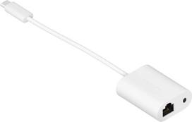 „Sonos Combo“ adapteris – analoginio garso ir LAN į USB-C keitiklis, baltas