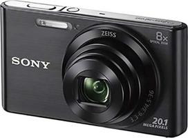 „Sony DSC-W830“ skaitmeninis kompaktiškas fotoaparatas – juodos spalvos (20,1 MP, 8 kartų optinis priartinimas), 2,7 colių LCD ekranas