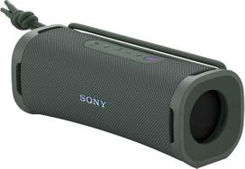 „Sony ULT FIELD 1“ kompaktiškas belaidis garsiakalbis: itin patogus nešiotis, „Bluetooth“, IP67 atsparus vandeniui ir dulkėms, atsparus smūgiams, su patobulintais žemais dažniais, 12 valandų baterijos veikimo trukme ir miško pilkos spalvos dirželiu