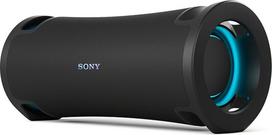 „Sony ULT Field 7“ nešiojamasis „Bluetooth“ garsiakalbis su „ULT Bass Boost“ funkcija, 30 valandų baterijos veikimo trukme, integruotu išoriniu akumuliatoriumi, atsparus vandeniui ir dulkėms, su LED indikatoriumi, mikrofonu ir gitaros įvestimi – juodos sp