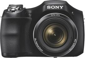 „Sony“ DSC-H200 skaitmeninis fotoaparatas (20,1 megapikselio, 26 kartų optinis priartinimas, 7,6 cm (3 colių) ekranas, „Full HD“, 25 mm plataus kampo objektyvas, optinis vaizdo stabilizatorius, juodos spalvos)
