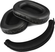 „SONY“ MDR-7506, MDR-V6, MDR-CD900ST ausinių keičiamieji ausų pagalvėliai / ausų paminkštinimai / ausų kaušeliai / ausų dangteliai / ausinių pagalvėlių remonto detalės
