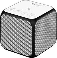 „Sony“ SRS-X11 kompaktiškas nešiojamas belaidis garsiakalbis su „Bluetooth“ ir NFC – baltas