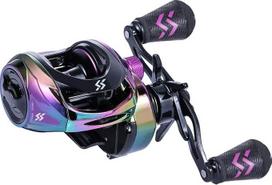 „Sougayilang“ baitcasting ritės – spalvingos žvejybos ritės, perdavimo santykiai 8,0:1/7,3:1, 9+1 BB, magnetinė stabdymo sistema