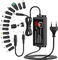 „SoulBay“ 72 W 3–24 V universalus maitinimo šaltinis, AC/DC adapteris su 14 vnt. DC jungčių | Su apsauga nuo atvirkštinės poliškumo jungties, 24 V universalus įkroviklis, skirtas vaizdo stebėjimo kameroms, LED juostoms, buitinei elektronikai, maks. 3000 m