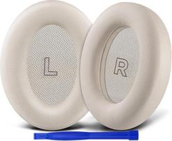 „SOULWIT“ atsarginės ausinių pagalvėlės, skirtos „Bose QC Ultra“ / „New QuietComfort Ultra“ (2-osios kartos) belaidžiams ausiniams, pagamintos iš minkštesnės baltymų odos, su didelio tankio putų triukšmo izoliacija