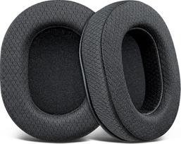 „SOULWIT“ tinklinio audinio ausinių pagalvėlės, skirtos „Razer Blackshark V2 X“ / „Blackshark V2 HyperSpeed“ ausinėms, atsarginės pagalvėlės su didelio tankio „memory foam“ putomis