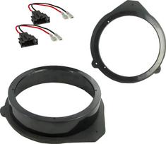 „Sound Way“ 6,5 colių automobilių garsiakalbių montavimo rinkinys – garsiakalbių adapteriniai žiedai ir tvirtinimo laikikliai tam tikriems automobilių modeliams, durų garso adapteriniai žiedai