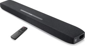 „Soundcore Infini Pro“ 2.1 kanalų garso juosta su „Dolby Atmos“ ir integruotu žemųjų dažnių garsiakalbiu. Galingas televizoriaus erdvinis garsas su 4K HDR perdavimu, HDMI ARC, „Bluetooth 5“ belaidžiam garso transliavimui