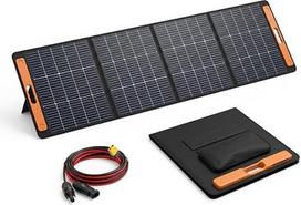„SPARK 200 W“ nešiojamas sulankstomas saulės energijos įkrovimo rinkinys su apsauginiu dėklu ir 5 m kabeliu, skirtas kemperiams, karavanams, kempingams, automobiliams, furgonams, valtims, jachtoms ir 12 V sistemoms