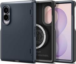 „Spigen Slim Armor Pro MagFit“ dėklas, skirtas „Samsung Galaxy Z Fold 8“ („Metal Slate“)