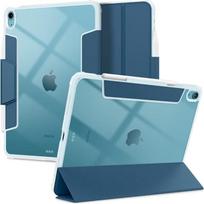 „Spigen Ultra Hybrid Pro“ dėklas, skirtas „iPad Air“ 11 ir 10,9 colių modeliams | Skaidrus dėklas su pieštuko laikikliu, trijų padėčių atrama, automatinio miego ir pažadinimo funkcija, skirtas M4–M2 modeliams (2026–2020 m.) – žalsvai mėlynos spalvos