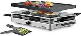 „Spring Raclette8 CLASSIC“, 8 asmenims, liejinio aliuminio kepimo plokštė
