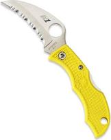 „Spyderco Ladybug 3 Hawkbill“ sulankstomas peilis – juodas