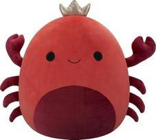 „Squishmallows“ SQCR06528 – Krabas Georgios, 40 cm, oficialus „Kelly Toys“ pliušinis žaislas, ypač minkštas glėbiamasis žaislas