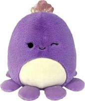 „Squishmallows“ „Squishmallow“ pliušinis žaislas „FuzzAMallows“ – violetinė aštuonkojė, 30 cm, glėbiamieji žaislai, originalus 2024 m. modelis