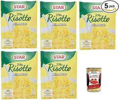 „Star Il Mio Risotto Milanese“ – kreminiai ryžiai su šafranu, 100 % itališki paruoštiniai patiekalai, 5 vnt. po 175 g + „Italian Gourmet Polpa“, 400 g