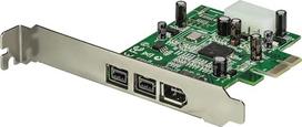 „StarTech.com“ 3 prievadų „Firewire“ kombinuota plokštė | 1394 adapteris, 1394b, 1394a, 9 kontaktų, sąsajos plokštė, išplėtimo plokštė
