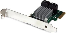 „StarTech.com“ PEXSAT34RH – 4 prievadų „PCI Express 2.0“ SATA III 6Gbps RAID valdiklio plokštė su „HyperDuo“ SSD pakopų suskirstymo funkcija