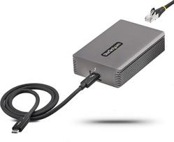 „StarTech“ „Thunderbolt 3“ į Ethernet adapteris, 10GbE, „Windows“/„Mac“ (TB310G2) | „Multi-Gigabit“ LAN, 10/5/2,5GBASE-T tinklo plokštė, „TB3/4“ kabelis, RJ45, „Wake-on-LAN“, AQC107S