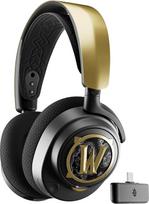 „SteelSeries Arctis Nova 7“ belaidės žaidimų ausinės, suderinamos su įvairiomis platformomis – „World of Warcraft“ leidimas – su žaidimo vidaus daiktais – 2,4 GHz + „Bluetooth“ – 38 valandų baterijos veikimo laikas – įkrovimas per USB-C – „PlayStation“, k