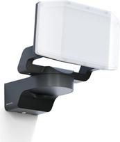 „Steinel“ LED prožektorius „XLED Protect“ (antracito spalvos), panoraminis prožektorius, visiškai pasukamas LED skydelis, 3000 K šilta balta šviesa, 13,6 W, IP54