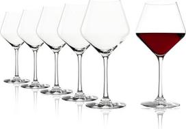 „Stölzle Lausitz Revolution“ 6 vnt. bordo vyno taurių rinkinys, 545 ml, bespalvės, vyno raudonos spalvos