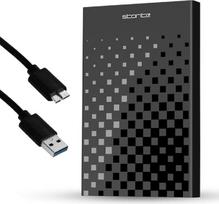 „Storite“ išorinis kietasis diskas, 500GB, USB 3.0, nešiojamas, lengvas, „Plug & Play“ duomenų saugykla, skirta nešiojamiesiems kompiuteriams, stacionariesiems kompiuteriams, „Mac“ kompiuteriams, stacionariems kompiuteriams ir žaidimų konsolėms | Nešioja