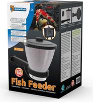 „Superfish“ automatinis žuvų šėrimo įrenginys su 7 litrų talpos rezervuaru, juodos spalvos, skirtas suaugusioms žuvims, „Koi Pro“ žuvų šėrimo įrenginys