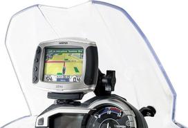 „SW-Motech“ GPS laikiklis – su milteliniu dažų sluoksniu – skirtas „Garmin Zumo“ – su apsauga nuo vagystės