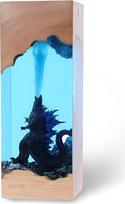 „Syfunlv“ epoksidinės dervos „Godzilla“ naktinė lemputė, „Godzilla“ kubo formos dekoracija, USB miego lemputės, monstriška naktinė lemputė, reguliuojamas apšvietimas, 7,5 cm, skirta kambariui, patalpoms, namams, miegamajam (2 stilius)