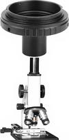 „T2-EOS“ mikroskopo adapteris su M42 sriegio keitikliu, skirtas mikroskopui su „T-Mount“ okuliaru (23,2 mm) prijungti prie „Canon“ veidrodinio fotoaparato su „EOS“ jungtimis