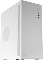 „Tacens ORUMX500“, „Micro-ATX“ tipo plonas „mini-tower“ korpusas + „SFX“ 500 W maitinimo blokas, itin kompaktiškas, plieninis rėmas, 80 mm ventiliatorius, baltas