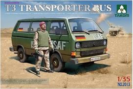 „Takom“ 1/35 mastelio „VW T3 Transporter“ autobusas su figūrėle Nr. 02013 – plastikinis modelio rinkinys
