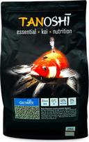 „Tanoshi Koi Food Grower Plus“ 5 kg, 6 mm, plūduriuojantis visavertis karpių pašaras, skirtas maksimaliam karpių augimui, su lašišų aliejumi ir kriliu