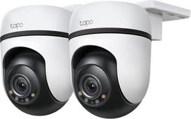 „Tapo C510W“ (2 vnt. rinkinys) – 360° kampo „Wi-Fi“ lauko stebėjimo kamera, spalvotas naktinio matymo režimas, dirbtinio intelekto aptikimas, išmanusis sekimas, šviesos ir garso signalizacija, dvipusis garso ryšys, vietinis duomenų saugojimas naudojant „M