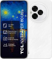 „TCL NXTPAPER 60 Ultra 5G“ „Android“ išmanusis telefonas, 7,2 colio FHD+ 120 Hz „NXTPAPER“ ekranas, 12GB RAM + 256GB ROM, išmanusis telefonas su akių apsaugos funkcija, popieriaus tekstūros ekranas, 5200 mAh baterija (tipinė), „Lunar White“ spalva