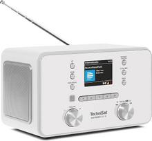 „TechniSat DIGITRADIO 550 IR“ internetinis radijas su 10 vatų RMS galios stereogarsu | DAB+, FM, WLAN, „Bluetooth“, spalvotas ekranas, nuotolinio valdymo pultas, valdymas per programėlę, žadintuvo funkcija, baltos spalvos
