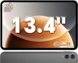 „TECLAST T65“ planšetinis kompiuteris, 13,4 colių, „Android 15“, 120 Hz ekranas, 4G LTE su dviem SIM kortelėmis, 2,2 GHz procesorius, skirtas žaidimams, 20GB RAM + 128GB ROM (4 TB TF), GPS, „Widevine L1“, transliacijos funkcija, filmų peržiūra