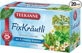 „Teekanne FixKräutli“ – natūrali žolelių arbata, pagaminta iš 8 išskirtinių žolelių – 20 vnt.