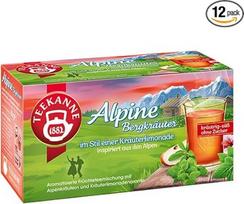 „Teekanne Alpine Mountain Herbs“ 12 vnt. pakuotė | Arbata, primenanti žolelių limonadą | Žolelių arbata be cukraus (12)
