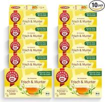 „TEEKANNE Fresh & Munter“ ekologiškos žolelių arbatos, 10 pakuočių po 18 maišelių (10 x 36 g)