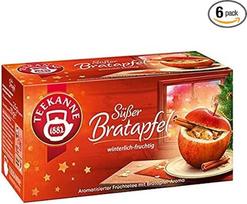 „Teekanne S??er“ „Keptas obuolys“ – vaisių arbata su keptų obuolių aromatu, 6 vnt. pakuotė (6 x 20 arbatos maišelių), 6 x 50 g