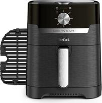 „Tefal Easy Fry & Grill Classic“ XL oro keptuvė su kepimo ant grotelių funkcija – 4,6 l talpa, 2-in-1 prietaisas, traškus kepimas ir sultingas kepimas ant grotelių, mažai riebalų, skirta didelės šeimos virtuvei EY5018