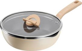 „Tefal One Pick Pot Deep“ vanilės spalvos keptuvė – 24 cm – 3 asmenims